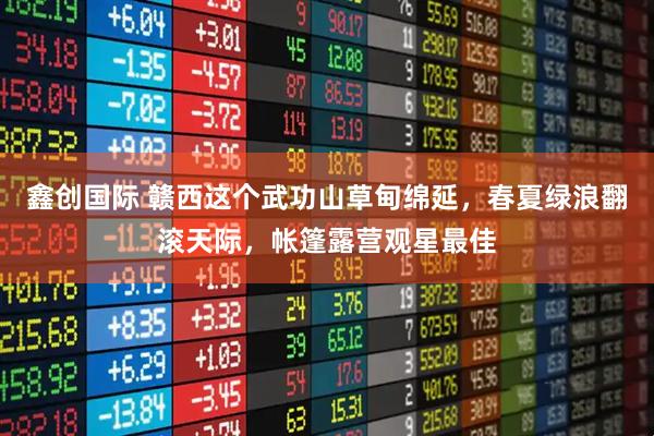 鑫创国际 赣西这个武功山草甸绵延，春夏绿浪翻滚天际，帐篷露营观星最佳