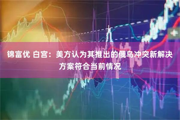 锦富优 白宫：美方认为其推出的俄乌冲突新解决方案符合当前情况